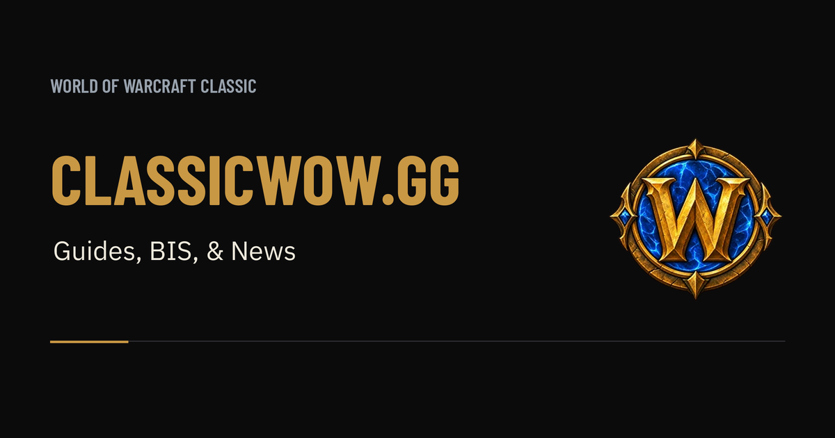 classicwow.gg