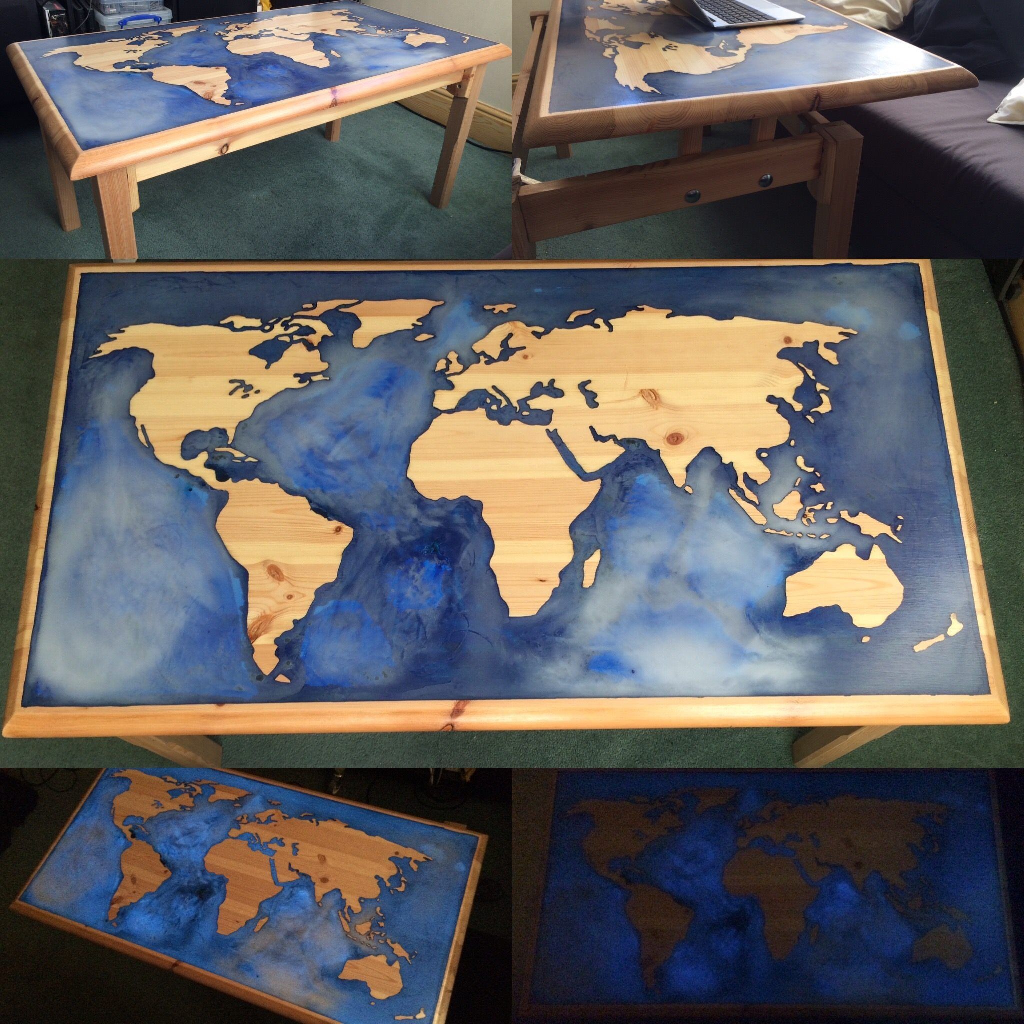 Image result for epoxy table art