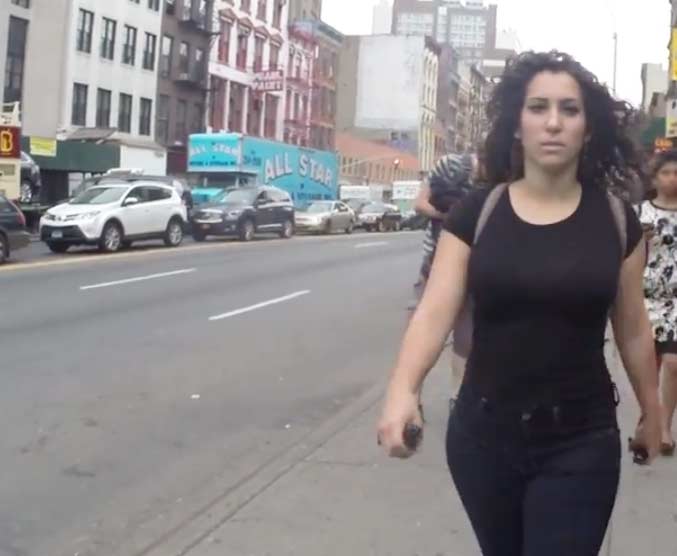 Shoshana-Roberts-walk-NY-in-tight-jeans-black-shirt.jpg