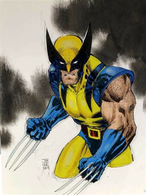 Wolverine by Jim Lee. Colors by Naya Jackson | Jim lee art, Comics ...