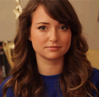 girl tells GIF