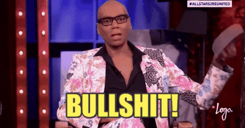 Image result for ru paul gif no bullshit