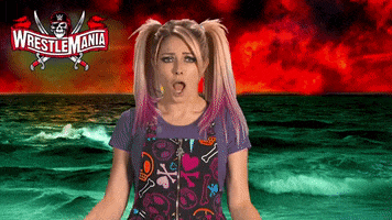 Alexa Bliss Reaction GIF by WWE