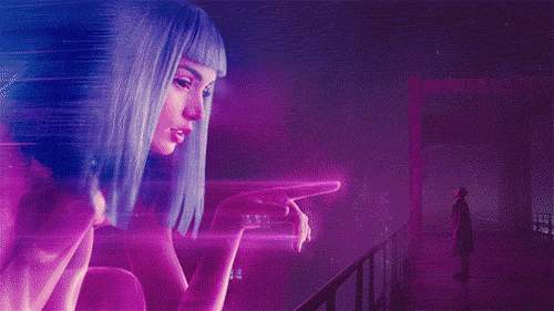 Image result for joi wink blade runner gif