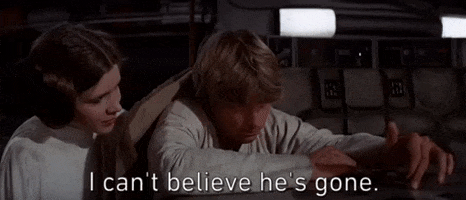 sad luke skywalker GIF by Star Wars