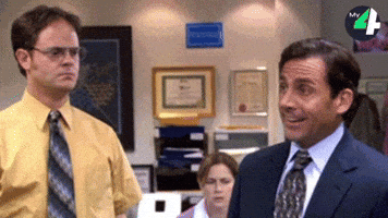 The Office Reaction GIF by My4