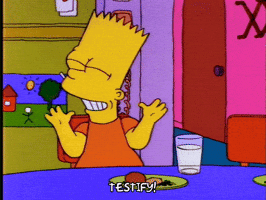 happy the simpsons GIF