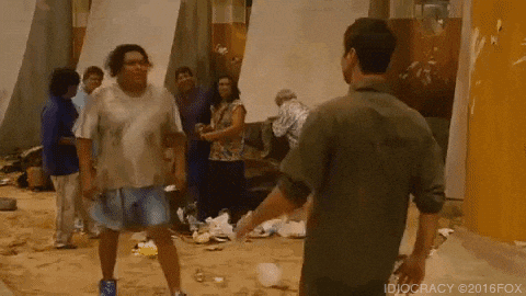 Image result for tough guy falling down gif