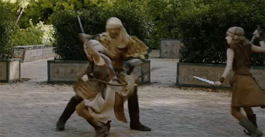 Image result for game of thrones sand snakes fight gif