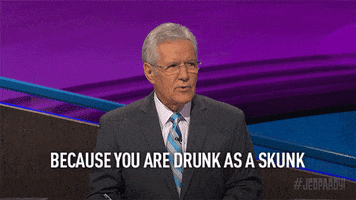Drunk Alex Trebek GIF by Jeopardy!