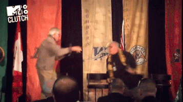 Fight Reaction GIF by MOODMAN