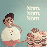 Hungry Donut GIF by Jake