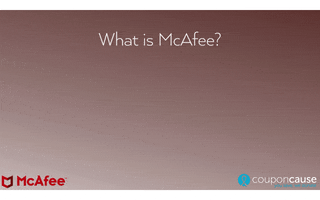 Faq Mcafee GIF by Coupon Cause