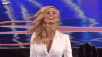 Happy Heidi Klum GIF by America's Got Talent Happy Heidi Klum GIF by America's Got Talent