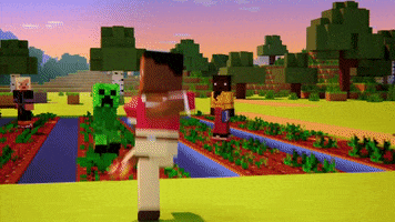 Video Games Oops GIF by Minecraft