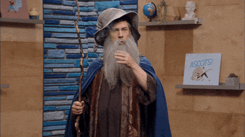 chris parnell wizard GIF
