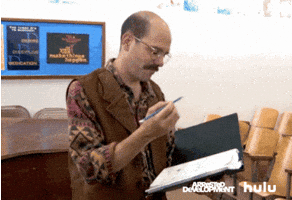 Arrested Development Taking Notes GIF by HULU Arrested Development Taking Notes GIF by HULU