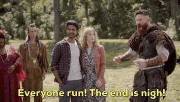 Run Away End Of The World GIF by CBS Run Away End Of The World GIF by CBS